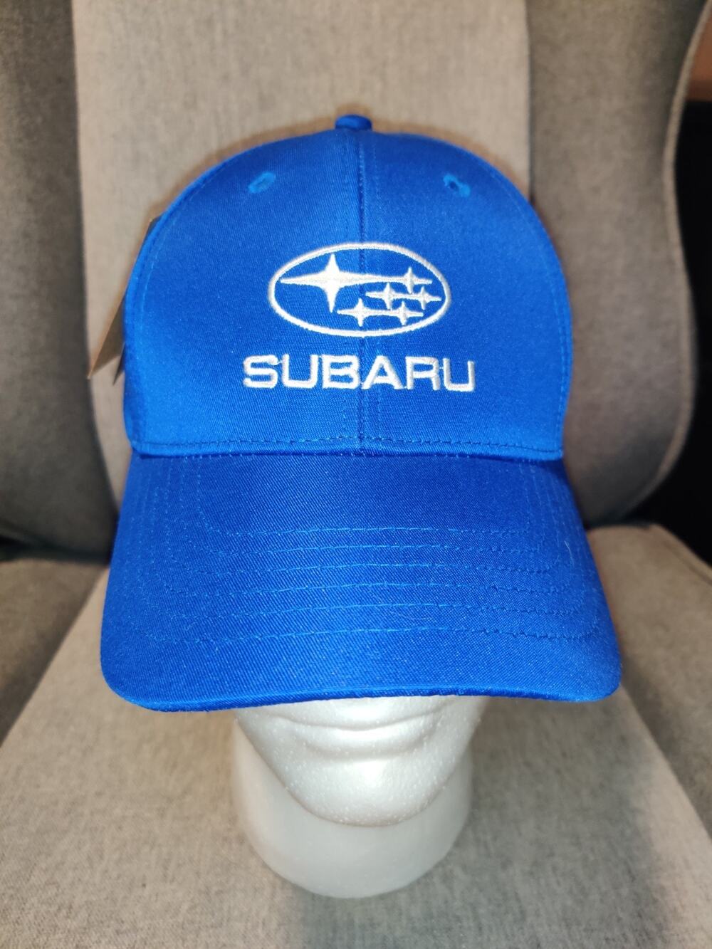 Subaru Blue Baseball Hat Cap - Official NWT - Adjustable - Embroidered Logo